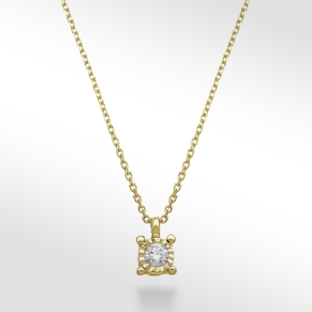 Varëse për Femra Rexha Gold Solitaire Pendant
