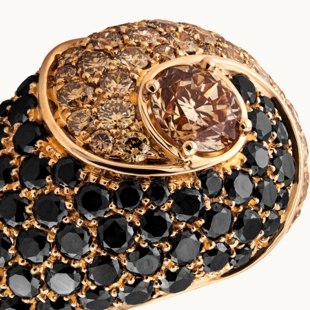Rexha Gold Colored Diamond Cocktail Ring