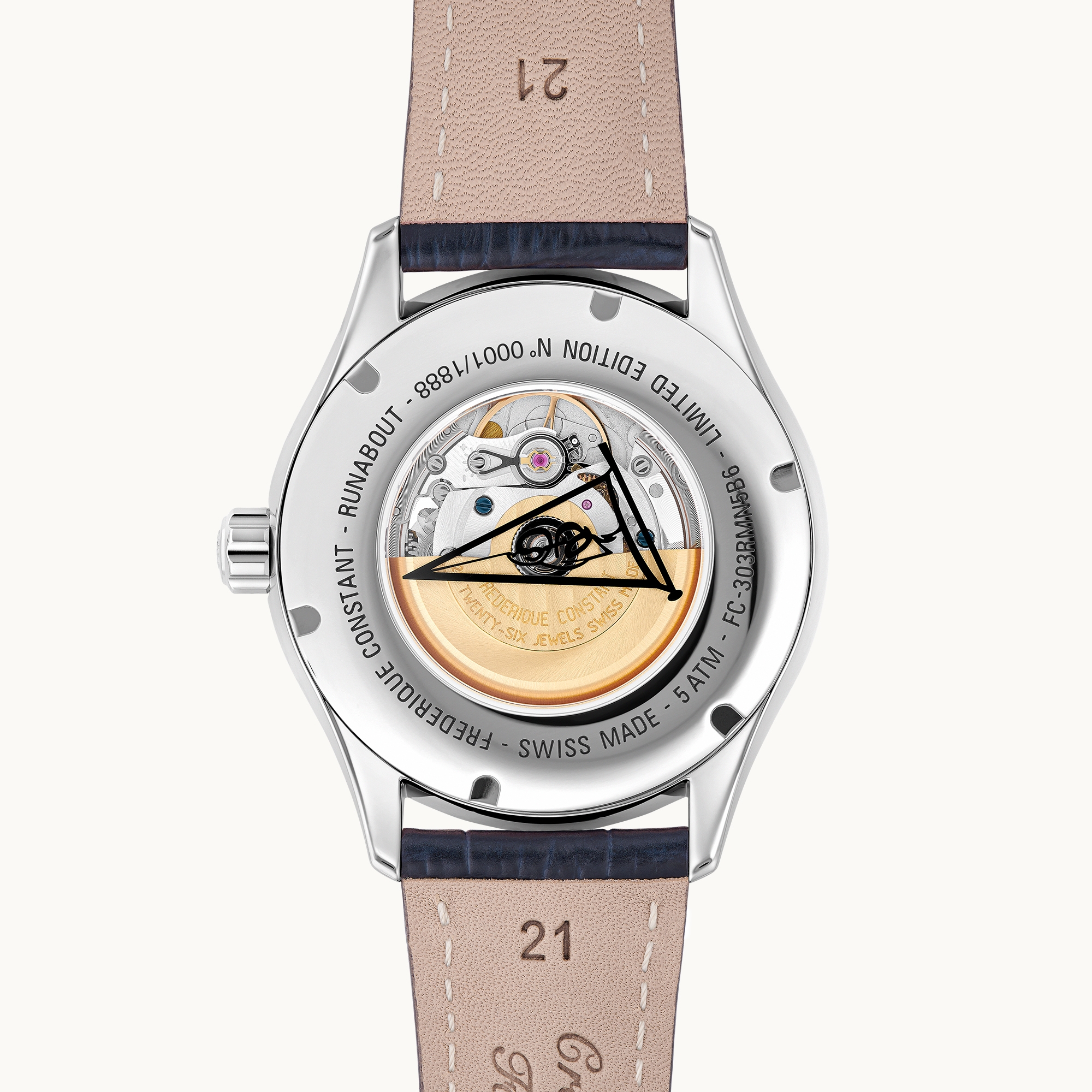 Orë për Meshkuj Frederique Constant Classics Runabout - Edicion i Limituar