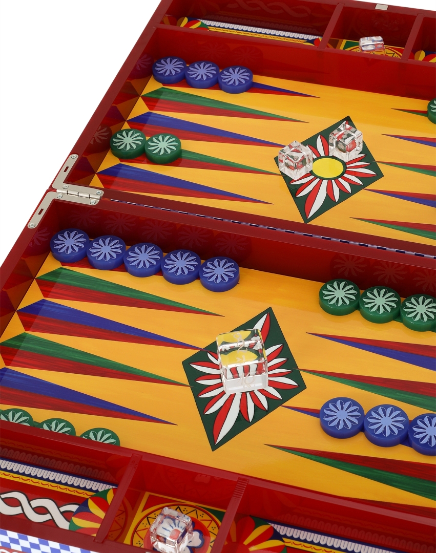 Dolce&Gabbana Carretto Siciliano Backgammon Set