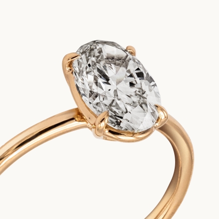 Oval Diamond Engagement Ring