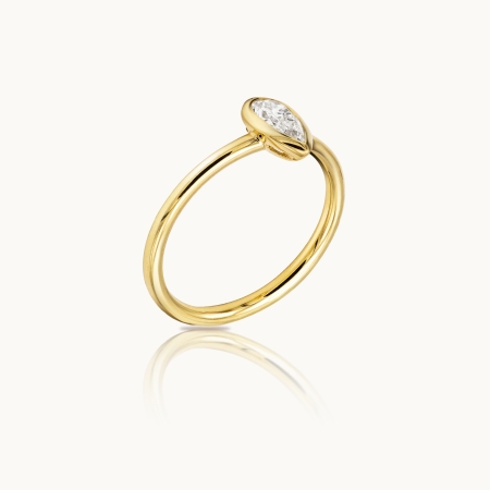 Pear Diamond Engagement Ring