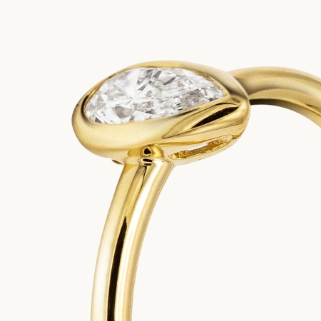 Pear Diamond Engagement Ring