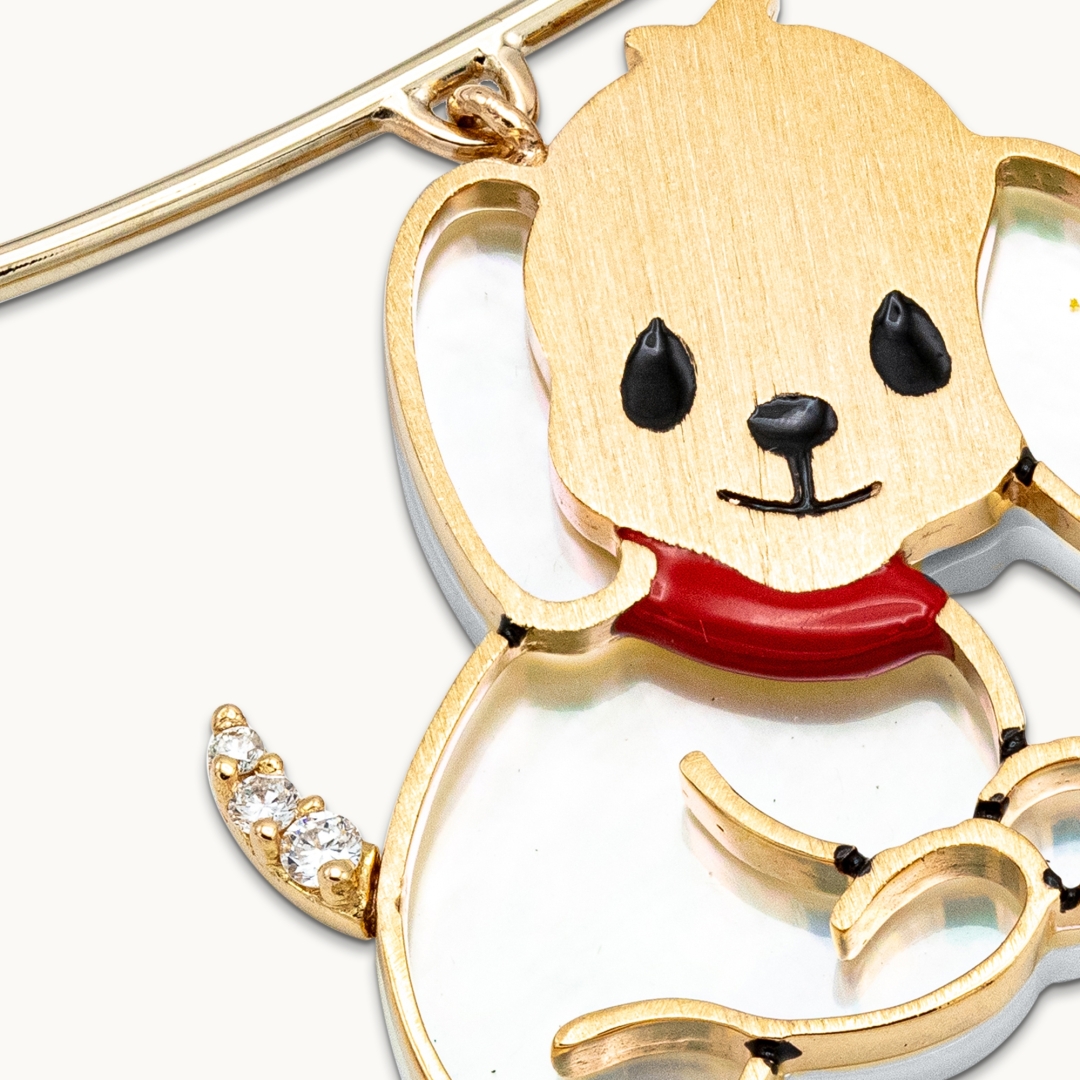 Puppy Brooch