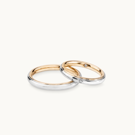 Pollelo Wedding Band Set