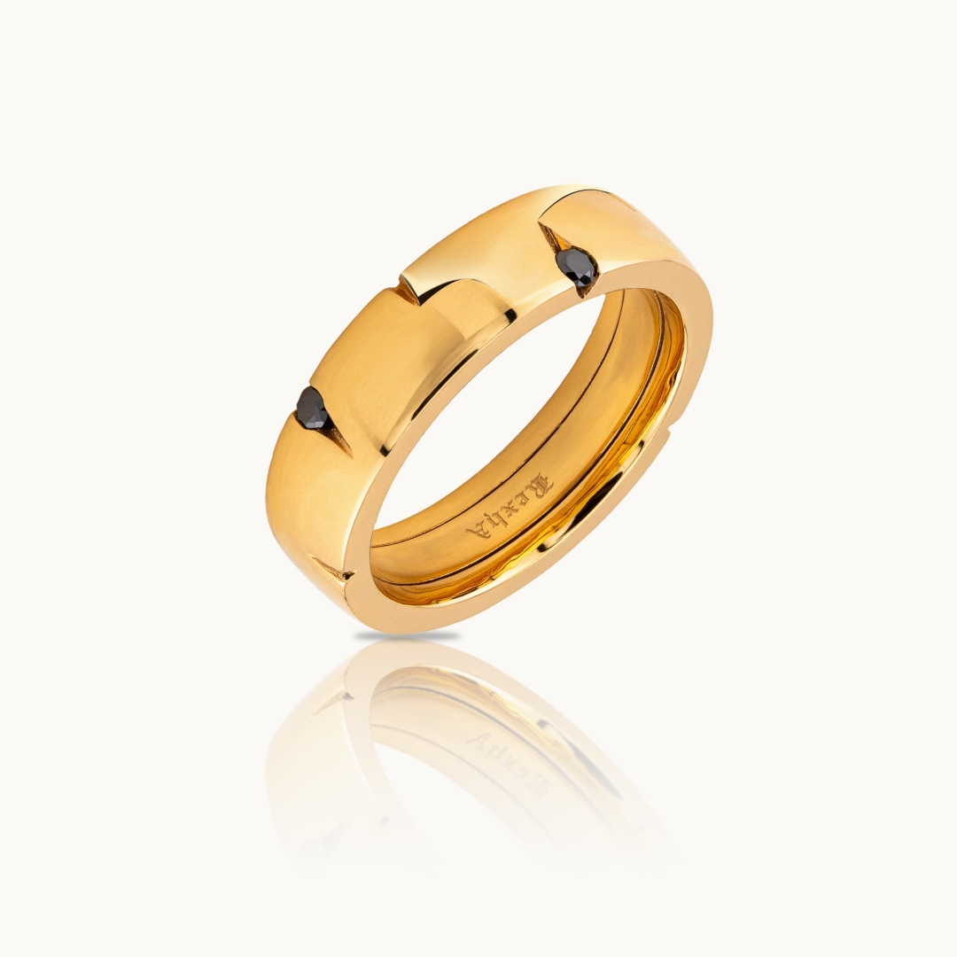 Men’s Ring Rexha Gold Hombre