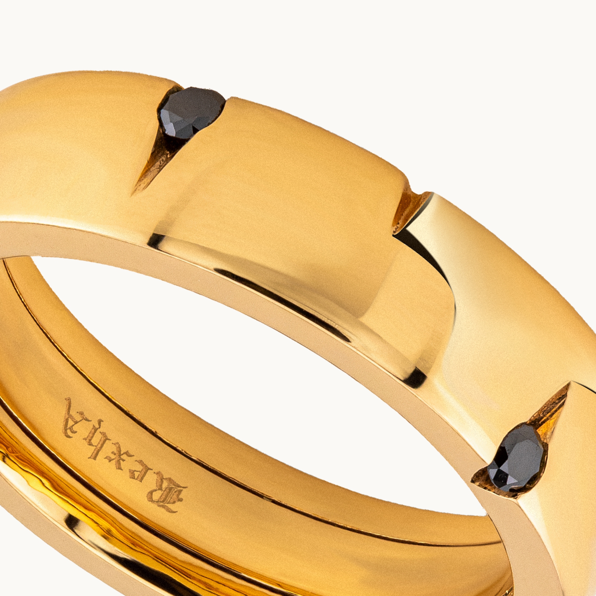 Men’s Ring Rexha Gold Hombre