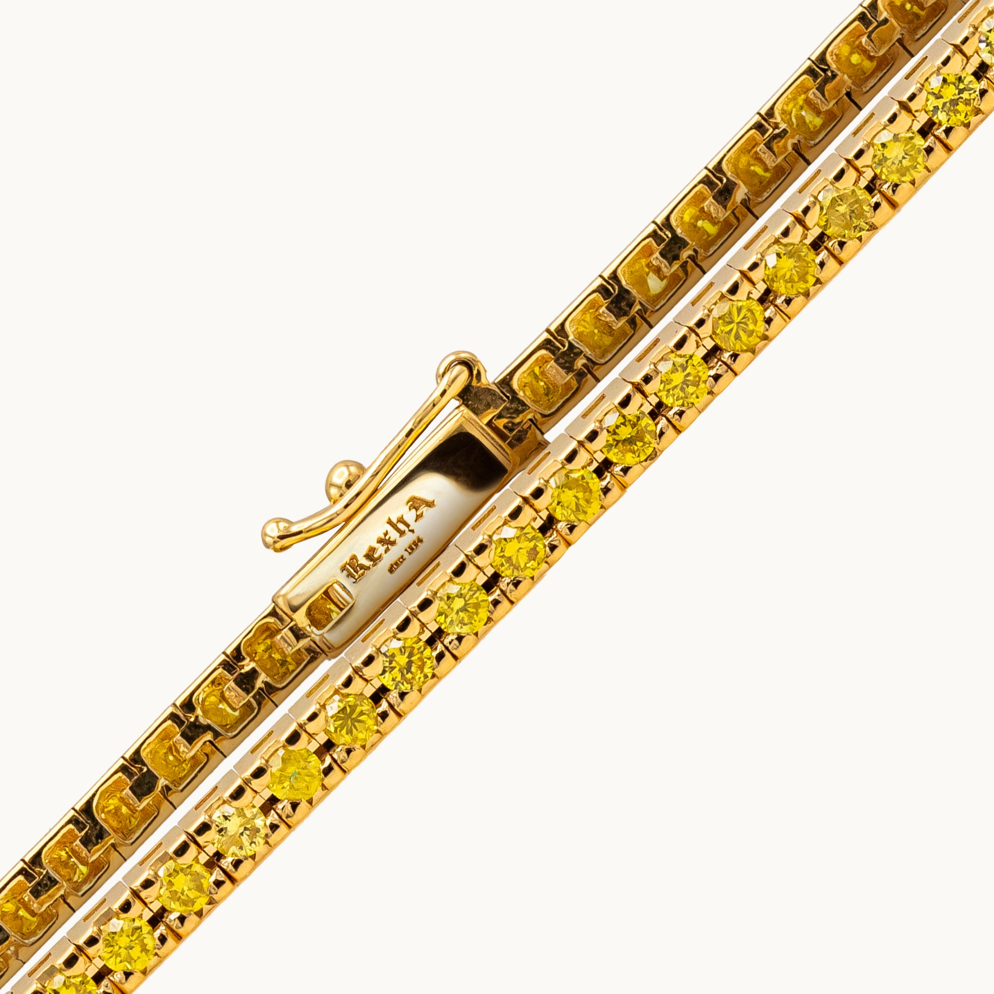 Women’s Tennis Bracelet Rexha Gold