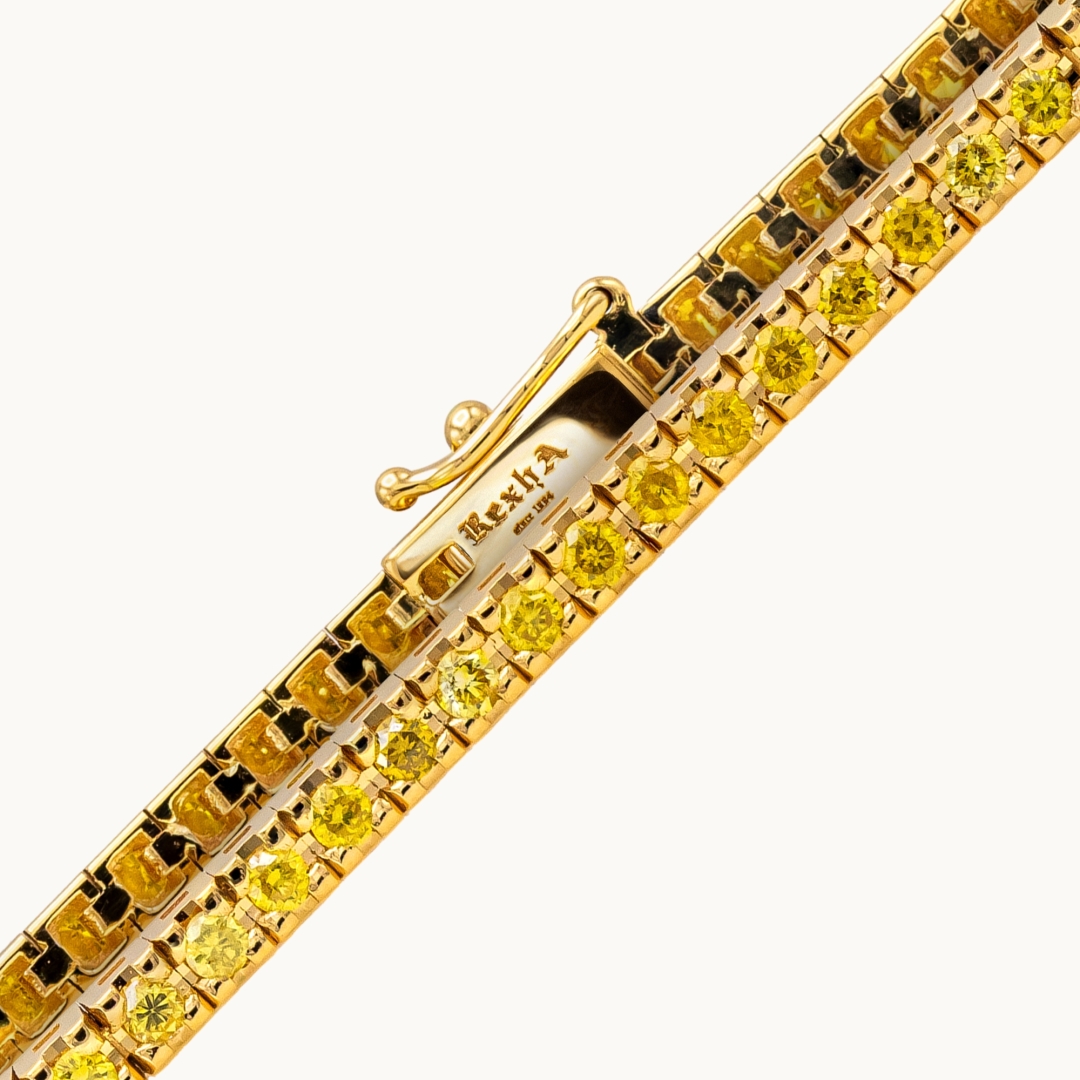 Women’s Tennis Bracelet Rexha Gold