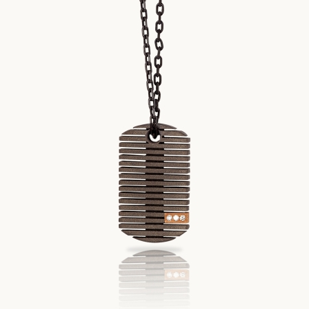 Men's Necklace Mano J Sinth Targhetta