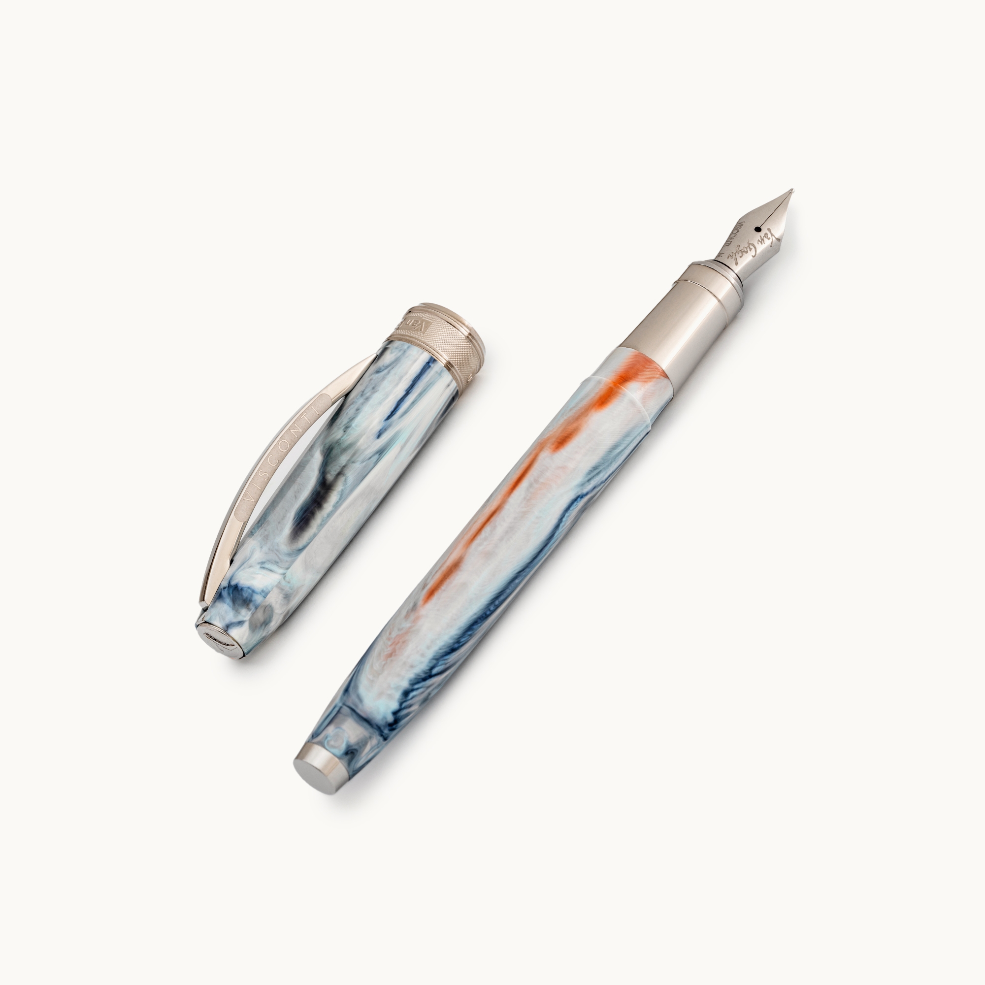 stilograf visconti 
Old vineyard with Peasant