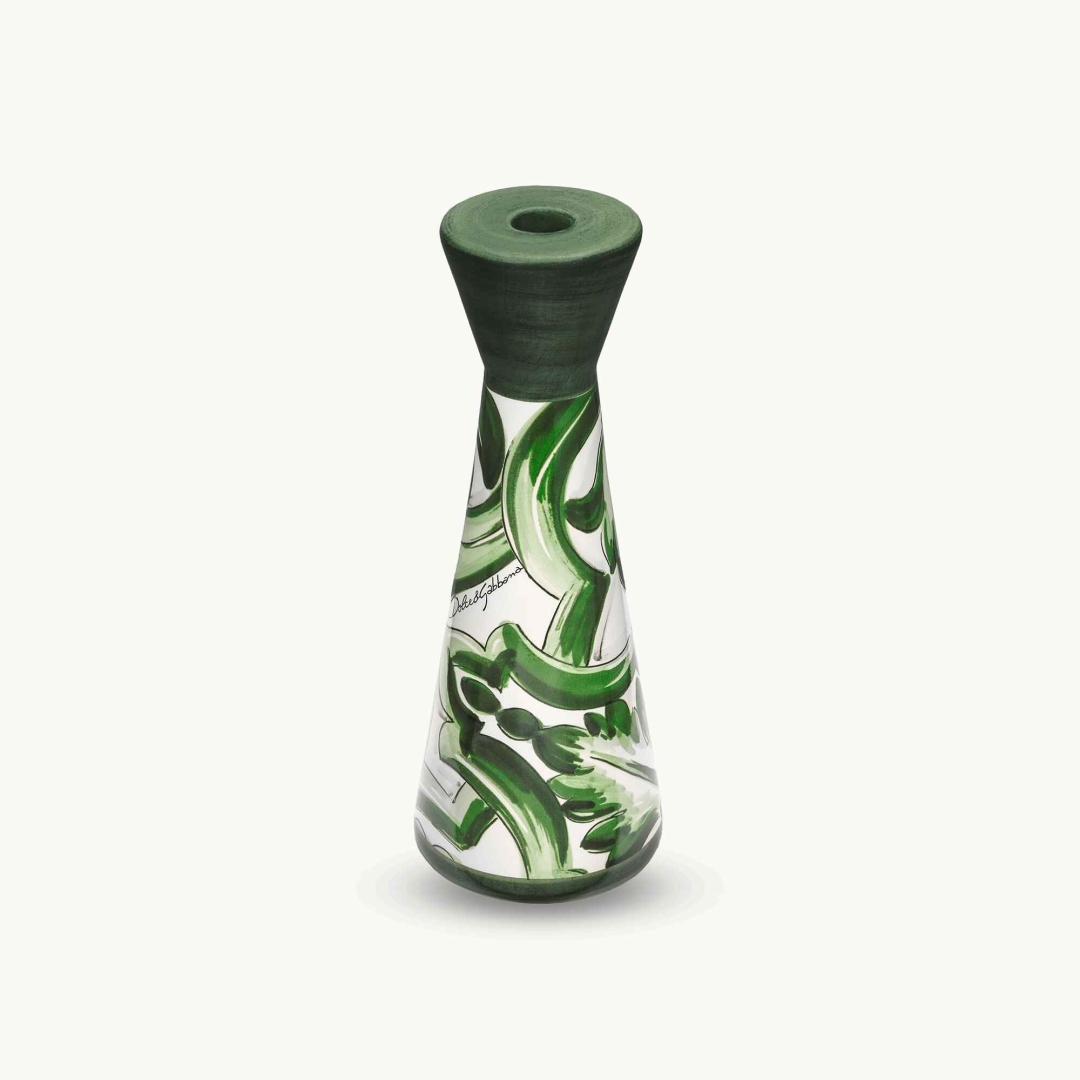Dolce&Gabbana Verde Maiolica Candle Holder