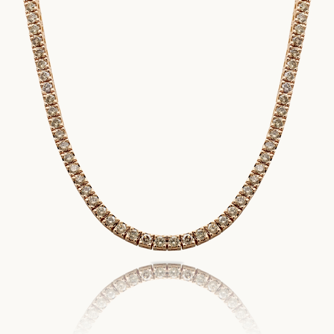 Women’s Tennis Necklace Rexha Gold