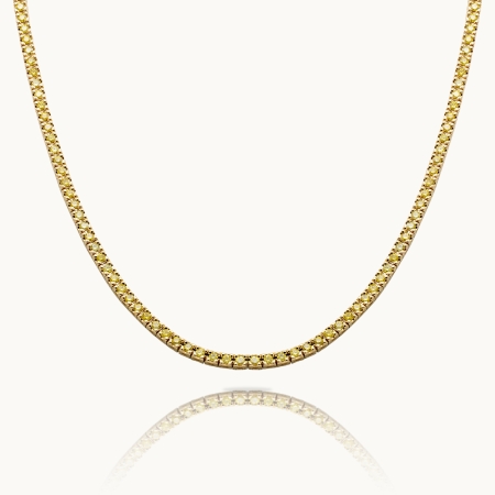 Women’s Tennis Necklace Rexha Gold
