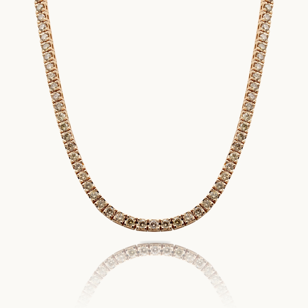 Women’s Tennis Necklace Rexha Gold