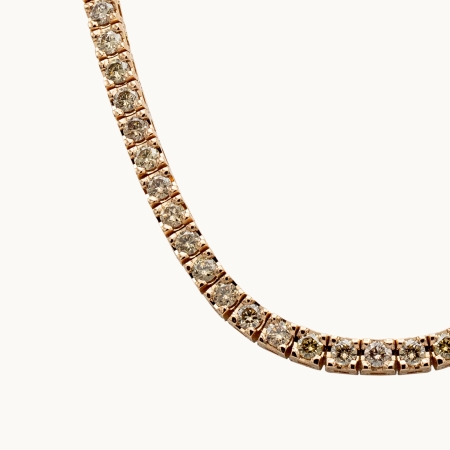 Women’s Tennis Necklace Rexha Gold
