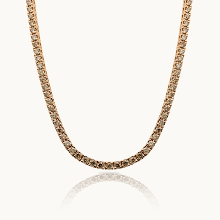 Women’s Tennis Necklace Rexha Gold