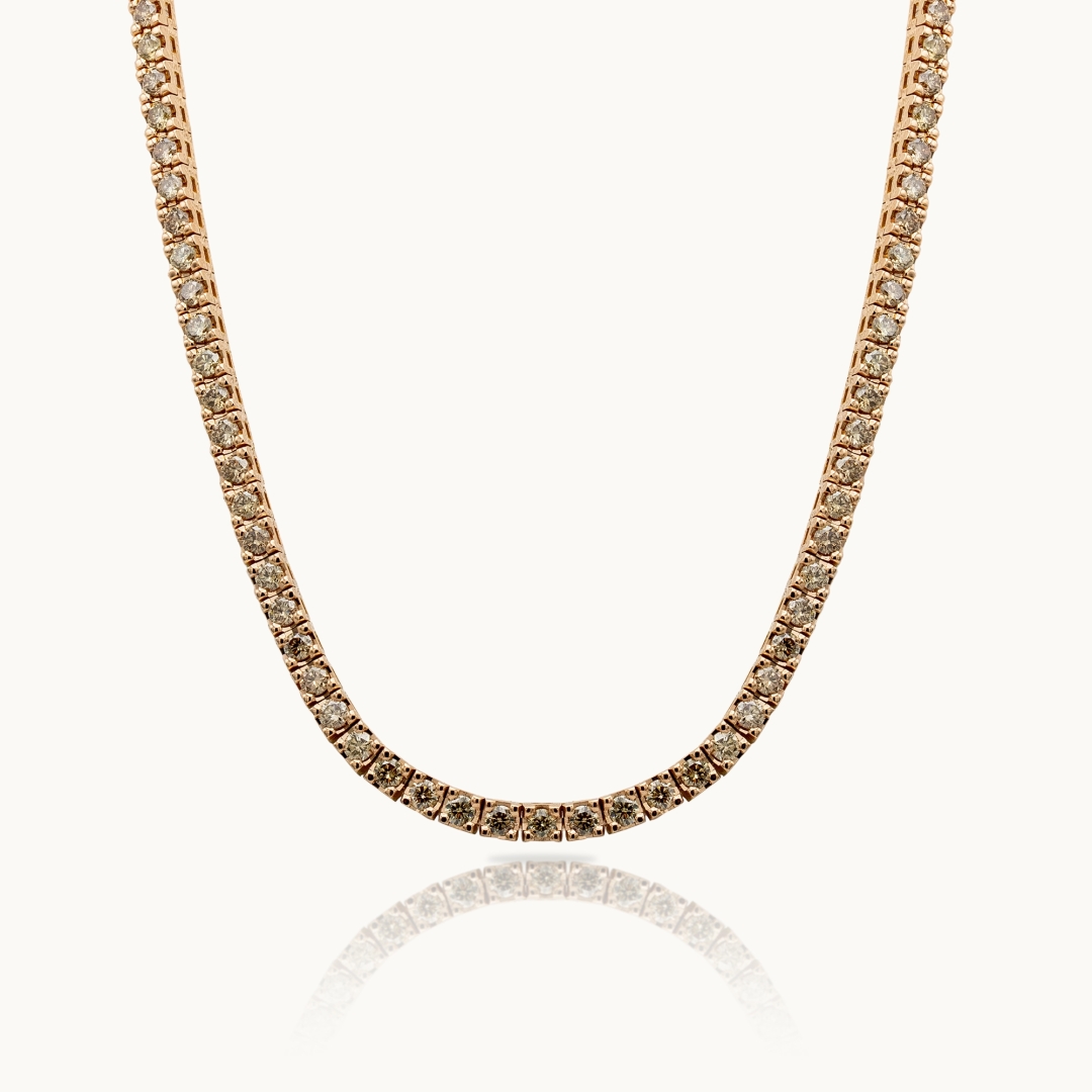 Women’s Tennis Necklace Rexha Gold
