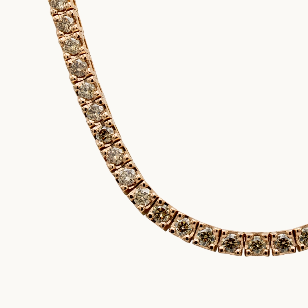 Women’s Tennis Necklace Rexha Gold