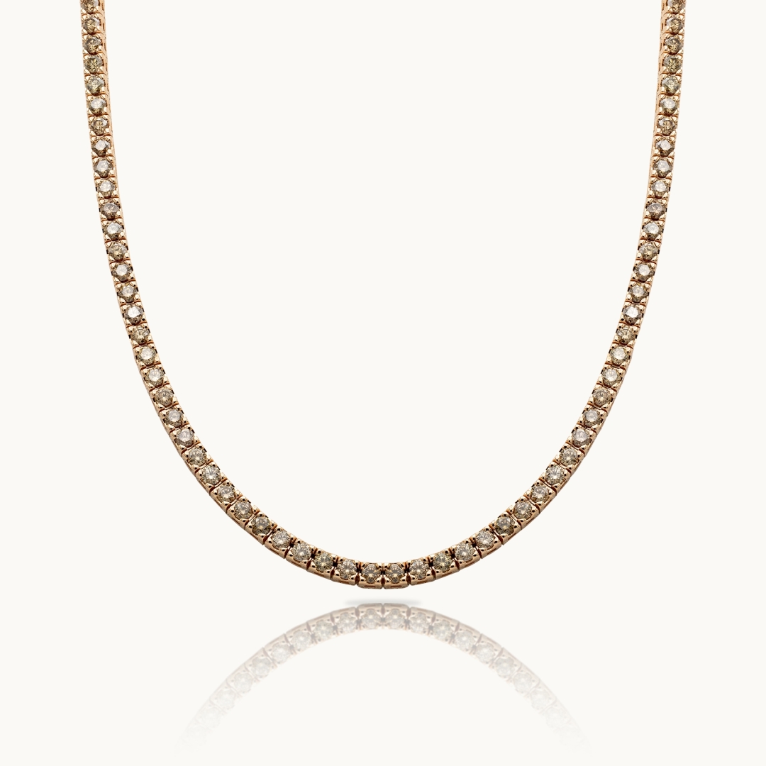 Women’s Tennis Necklace Rexha Gold