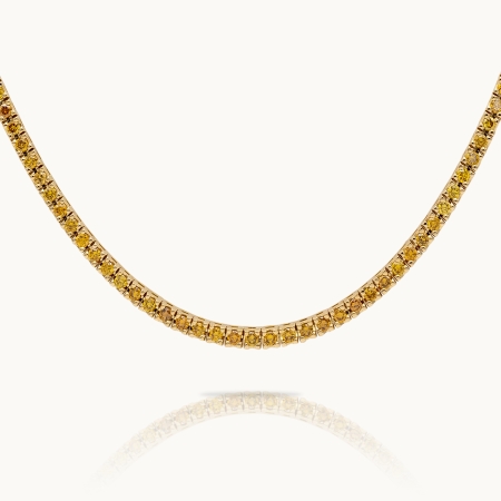 Women’s Tennis Necklace Rexha Gold