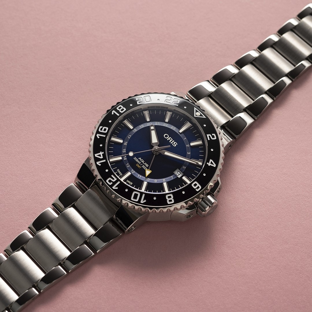 Orë për Meshkuj Oris Aquis Gmt Date