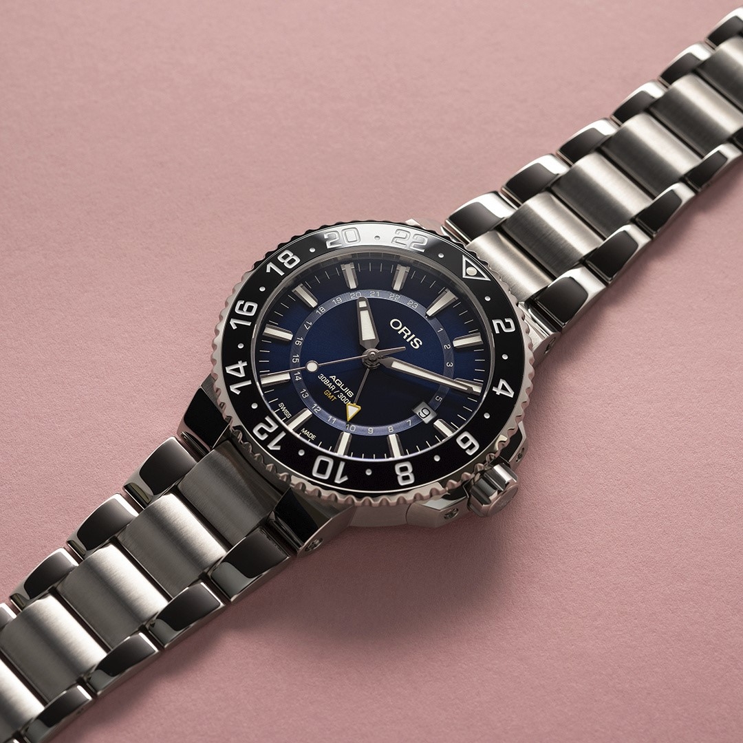 Orë për Meshkuj Oris Aquis Gmt Date