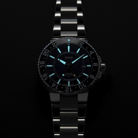 Orë për Meshkuj Oris Aquis Gmt Date