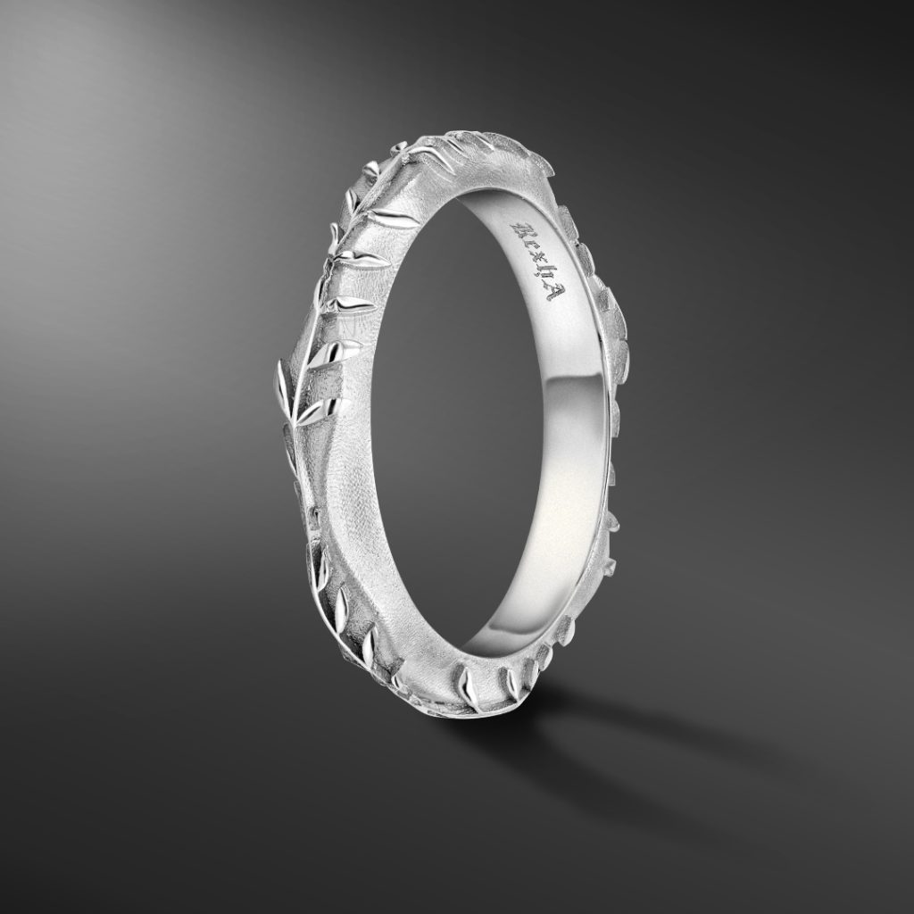Olympian Man's Wedding Band